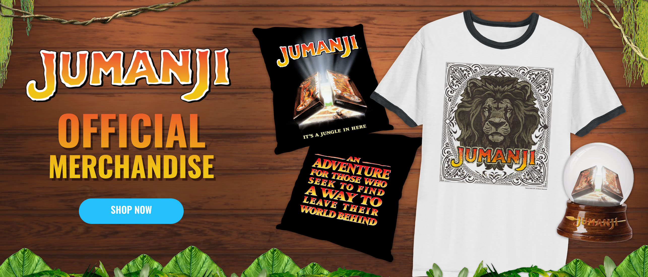 jumanji official merchandise shop now